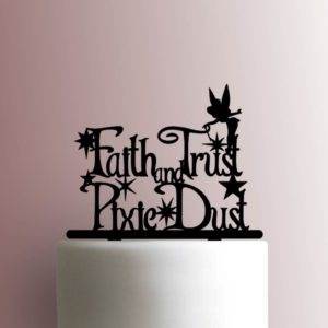 Peter Pan - Tinkerbell Faith Trust and Pixie Dust 225-A520 Cake Topper