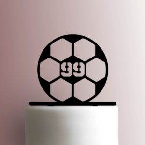 Soccer Ball Number 225-A386 Custom Cake Topper