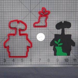 Wall-E and Boot Plant 266-F018 Cookie Cutter Set