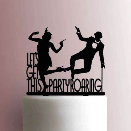1920s Lets Get This Party Roaring 225-A567 Cake Topper