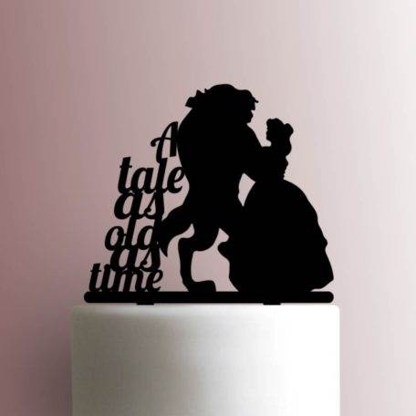 Beauty and the Beast - A Tale as Old as Time 225-A570 Cake Topper