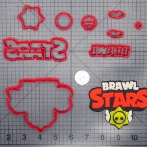 Brawl Stars Logo 266-G052 Cookie Cutter Set