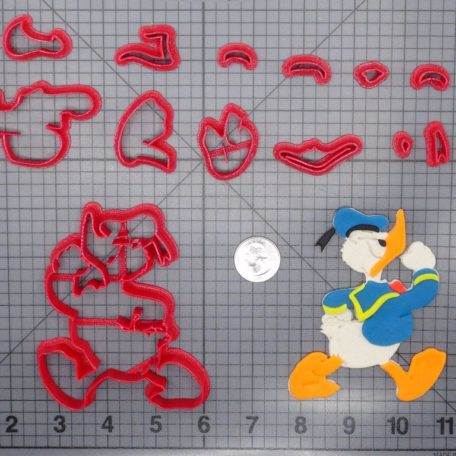 Donald Duck Body 266-F982 Cookie Cutter Set