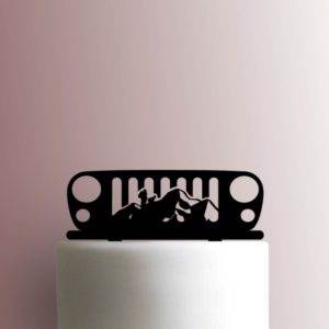 Hiking Jeep Grill 225-A581 Cake Topper