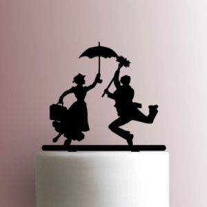 Mary Poppins and Bert 225-A562 Cake Topper