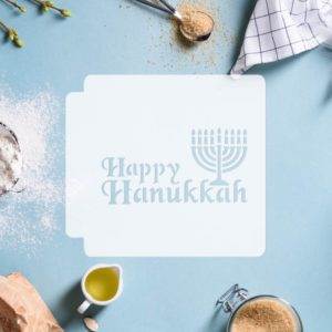 Menorah Happy Hanukkah 783-E369 Stencil