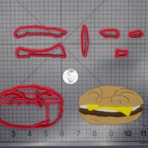Sausage Egg and Cheese Sandwich 266-F920 Cookie Cutter Set