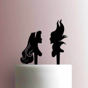 Sleeping Beauty - Aurora and Maleficent 225-A349 Cake Topper