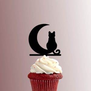 Cat on Moon 228-491 Cupcake Topper