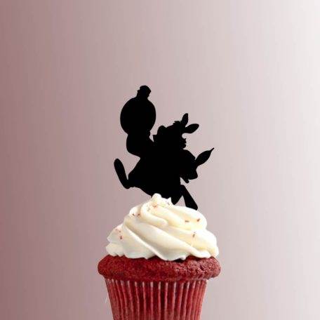 Alice in Wonderland - White Rabbit with Clock 228-494 Cupcake Topper