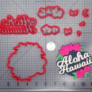 Aloha Hawaii 266-G066 Cookie Cutter Set