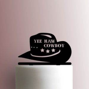 Cowboy Hat Yee Haw 225-A613 Cake Topper