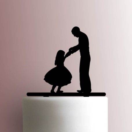 Father and Daughter Dancing 225-A626 Cake Topper