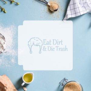 Golden Girls - Blanche Eat Dirt and Die Trash 783-E945 Stencil