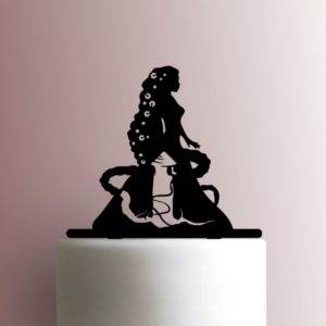 Tangled - Rapunzel with Tower Cameo 225-A582 Cake Topper