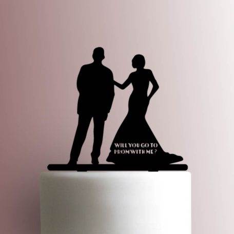 Will You Go To Prom With Me 225-A646 Cake Topper