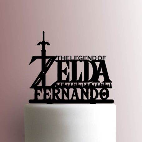 Custom The Legend of Zelda Name 225-A690 Cake Topper