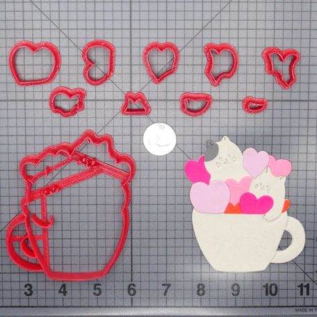 Valentines Day - Cup of Love 266-G244 Cookie Cutter Set