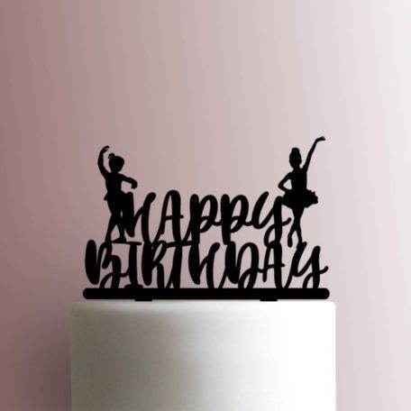 Ballerina Happy Birthday 225-A778 Cake Topper