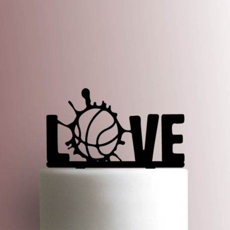 Basketball Love 225-A721 Cake Topper