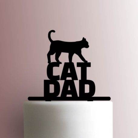 Cat Dad 225-A822 Cake Topper