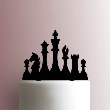 Chess Pieces 225-A719 Cake Topper