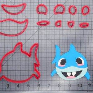 CoComelon - Baby Shark 266-G405 Cookie Cutter Set