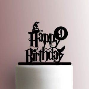 Custom Harry Potter Happy Birthday Age 225-A785 Cake Topper