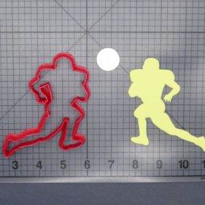Football Player Body 266-G217 Cookie Cutter Silhouette