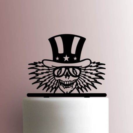 Grateful Dead - Uncle Sam Skull 225-A809 Cake Topper