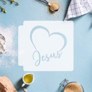 Jesus Heart 783-F558 Stencil