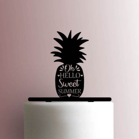 Pineapple Oh Hello Sweet Summer 225-A783 Cake Topper