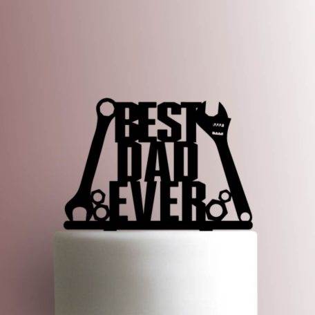 Tools Best Dad Ever 225-A846 Cake Topper