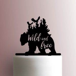 Bear Wild and Free 225-A836 Cake Topper
