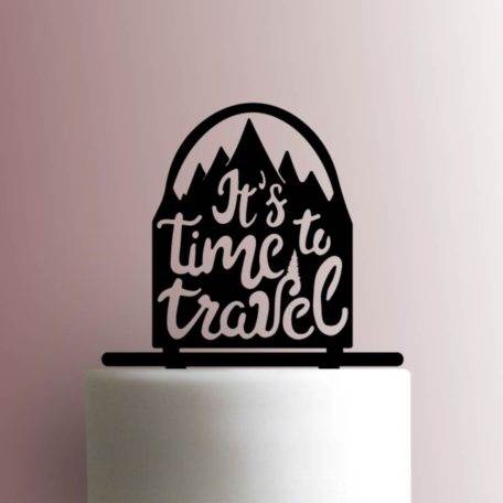 Its Time to Travel 225-A861 Cake Topper