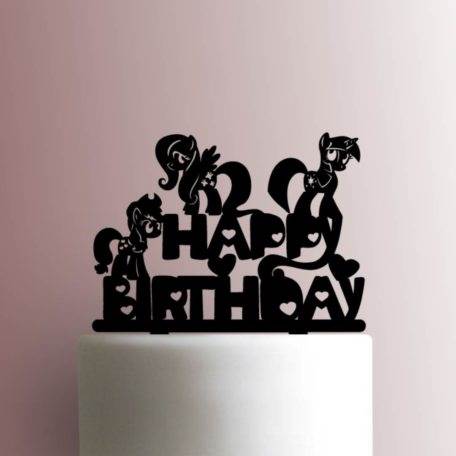 My Little Pony Happy Birthday 225-A834 Cake Topper