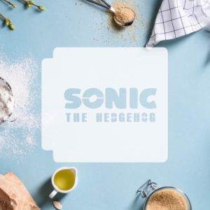 Sonic the Hedgehog Logo 783-F308 Stencil