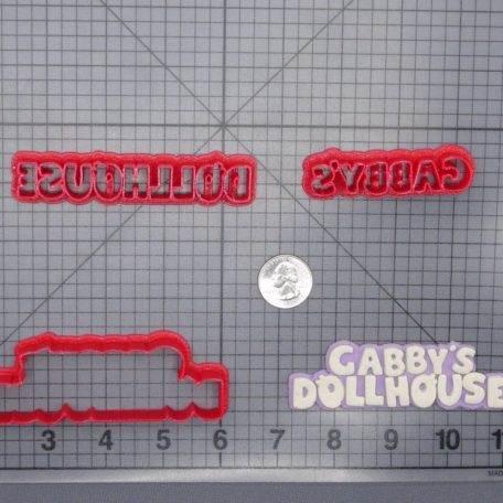 Gabbys Dollhouse Logo 266-G664 Cookie Cutter Set