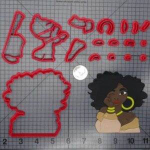 Afro Girl 266-G561 Cookie Cutter Set