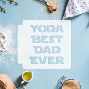 Star Wars - Yoda Best Dad Ever 783-F992 Stencil