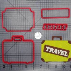 Travel Suitcase 266-G695 Cookie Cutter Set