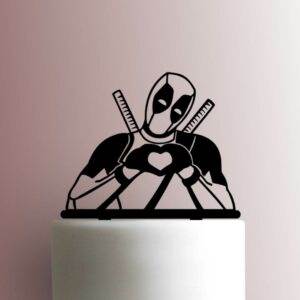 Valentines Day - Deadpool Heart Hands 225-A935 Cake Topper