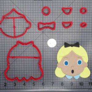 Alice in Wonderland - Alice Head 266-G796 Cookie Cutter Set