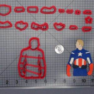 Captain America Body 266-E924 Cookie Cutter Set