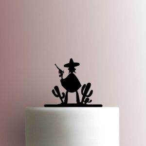 Cowboy in Desert 225-B039 Cake Topper