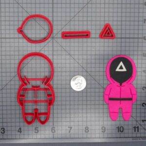 Squid Game - Soldier Triangle Body 266-G863 Cookie Cutter Set