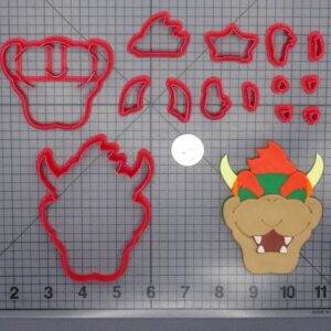 Super Mario - Bowser Head 266-G825 Cookie Cutter Set