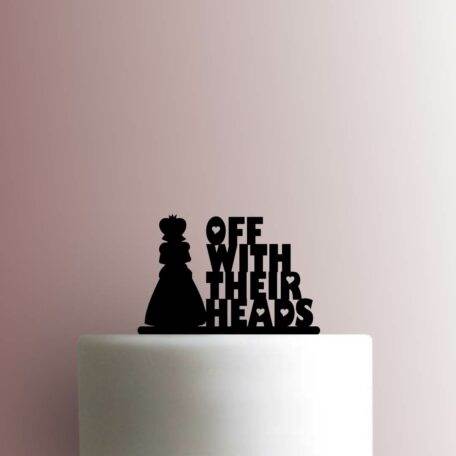 Alice in Wonderland - Queen of Hearts Off With Their Heads 225-B096 Cake Topper