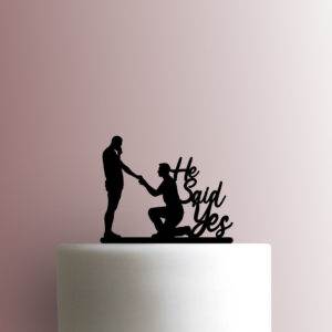 Engaged Couple 225-B069 Cake Topper