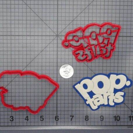 Pop Tarts Logo 266-H123 Cookie Cutter Set